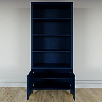 Книжный Стеллаж Elsa Dreams Blue с задней стенкой варинант исполнения - 4 | Loft Concept в Челябинске