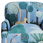 Дизайнерское классической формы на колесиках Trumann Armchair варинант исполнения - 4 | Loft Concept в Челябинске