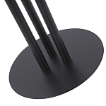 Настольная лампа с тремя прозрачными куполообразными плафонами и черным металлическим основанием Flos Wireline Lighting варинант исполнения - 2 | Loft Concept в Челябинске