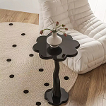 Дизайнерский журнальный стол в виде чёрного цветка Ludox варинант исполнения - 2 | Loft Concept в Челябинске