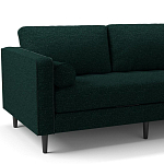 Мебельная ткань Шенилл темно-зеленый цвет 138 см T4-36 варинант исполнения - 10 | Loft Concept в Челябинске