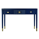 Дизайнерский Письменный стол Elsa Dreams Blue с тремя ящиками варинант исполнения - 5 | Loft Concept в Челябинске