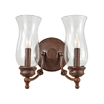 Бра с 2-мя стеклянными плафонами с пузырьками Feiss варинант исполнения - 1 | Loft Concept в Челябинске