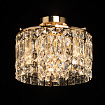 Потолочный светильник круглый с прозрачными подвесками Lunet варинант исполнения - 2 | Loft Concept в Челябинске