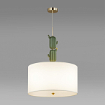 Подвесной светильник с декором в виде кактуса из керамики Opuntia D45 см варинант исполнения - 4 | Loft Concept в Челябинске