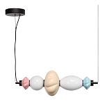 Подвесной светильник фигруный с керамическими элементами 18W LED Fragrant Light варинант исполнения - 3 | Loft Concept в Челябинске