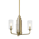  Люстра с прозрачными рифлеными цилиндрическими плафонами Kichler варинант исполнения - 1 | Loft Concept в Челябинске