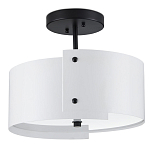 Потолочный светильник круглый светодиодный Semicircular White Panels белый варинант исполнения - 3 | Loft Concept в Челябинске