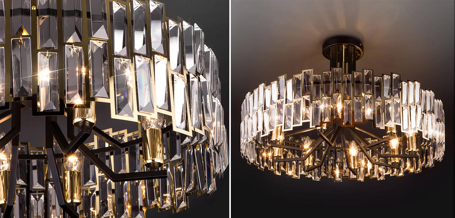 Потолочная люстра Darkness Chandelier gold 71 Потолочная люстра Darkness Chandelier gold 71 - Loft-Concept в Челябинске