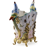 Ваза фарфоровая с попугаями Ferra варинант исполнения - 3 | Loft Concept в Челябинске