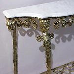 Консоль бронзовая с мраморной столешницей Bronze De Console варинант исполнения - 2 | Loft Concept в Челябинске