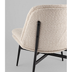 Кресло лаунж Tail молочный варинант исполнения - 3 | Loft Concept в Челябинске