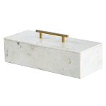 Шкатулка из белого мрамора Save Time варинант исполнения - 1 | Loft Concept в Челябинске