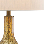 Настольная лампа с тканевым абажуром в форме цилиндра Thin Neck варинант исполнения - 1 | Loft Concept в Челябинске