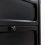 Комод с 3-мя ящиками черный Silva Black Chest of Drawers варинант исполнения - 6 | Loft Concept в Челябинске