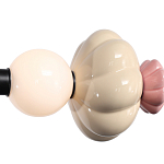 Подвесной светильник линейный с керамическими элементами 24W LED Fragrant Light варинант исполнения - 6 | Loft Concept в Челябинске