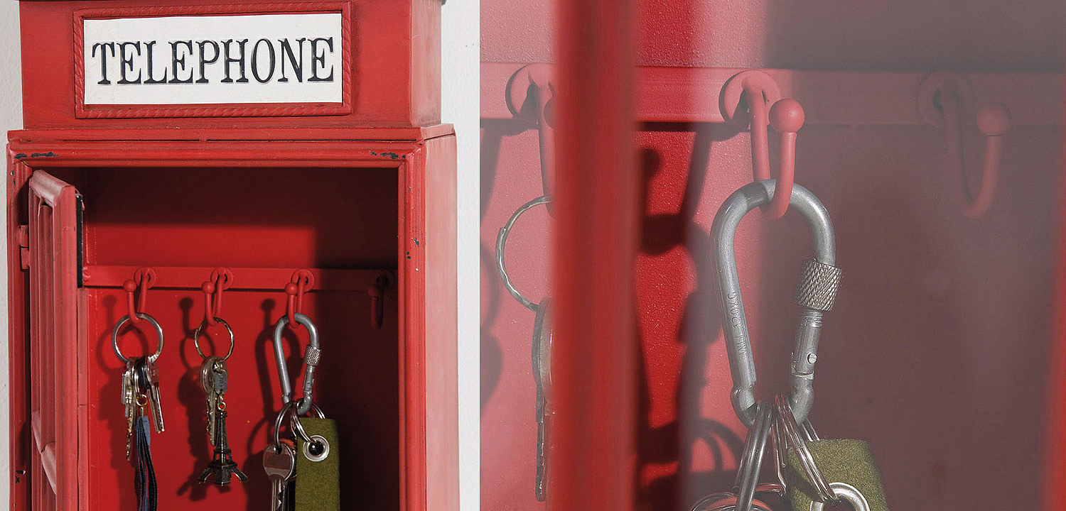 Ключница Red Telephone Box - Loft-Concept в Челябинске