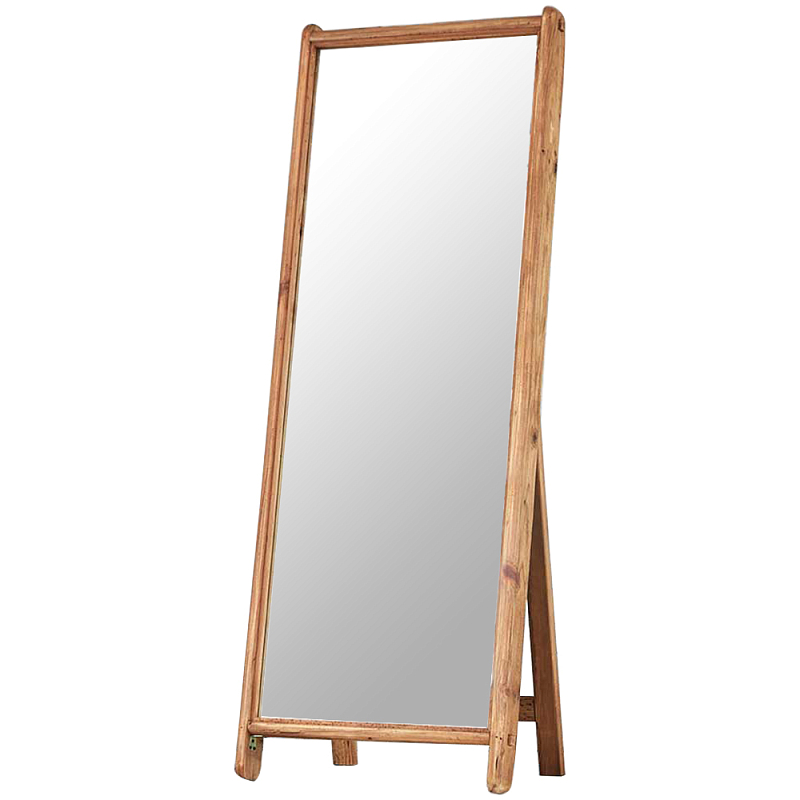 Напольное зеркало в деревянной раме Trina Wooden Mirror Древесина Зеркало Напольное зеркало в деревянной раме Trina Wooden Mirror Древесина Зеркало в Челябинске | Loft Concept
