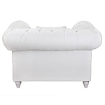 Кресло низкое с мягкой обивкой из велюра на 4-х ножках из массива березы Sophie Armchair white варинант исполнения - 3 | Loft Concept в Челябинске