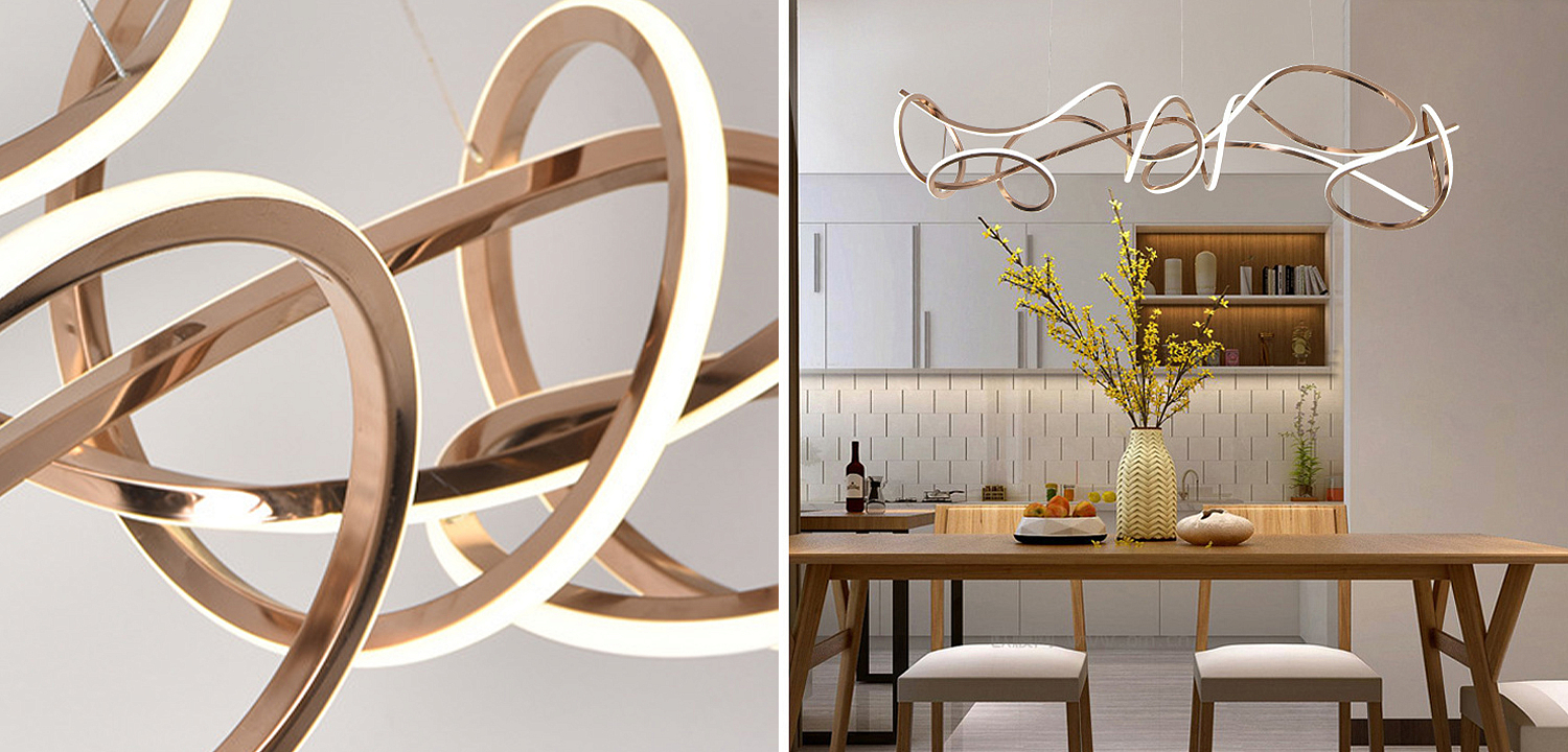 Светодиодная люстра Curly Ribbon Light Светодиодная люстра Curly Ribbon Light - Loft-Concept в Челябинске