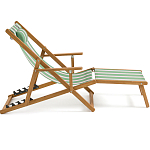 Шезлонг из акации и ткани Venezuela варинант исполнения - 6 | Loft Concept в Челябинске