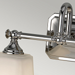 Бра для ванных комнат с квадратными матовыми плафонами на основании цвета хром Feiss варинант исполнения - 3 | Loft Concept в Челябинске