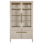 Витрина Primo со стеклянными фасадами и буфетом шпон Светлый дуб варинант исполнения - 1 | Loft Concept в Челябинске