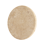 Бра с круглым плафоном из травертина Shaw Marble Lighting варинант исполнения - 1 | Loft Concept в Челябинске