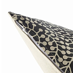 Подушка декоративная черного цвета Blossom Essence Grace варинант исполнения - 3 | Loft Concept в Челябинске