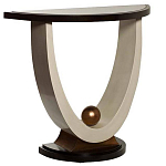 Консоль на полукруглой основе Stylish Pearl варинант исполнения - 1 | Loft Concept в Челябинске