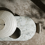 Дизайнерский рабочий стол из металла BLEVIO Table варинант исполнения - 7 | Loft Concept в Челябинске