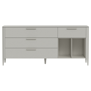 Тумба с 4-мя ящиками и 2-мя полками Type 