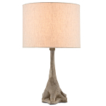 Настольная лампа с корпусом в виде дерева Gray Concrete Trunk варинант исполнения - 3 | Loft Concept в Челябинске