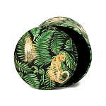 Пуф Leopards in the ferns варинант исполнения - 3 | Loft Concept в Челябинске