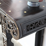 Черная резная консоль в Китайском стиле из массива Black Dragon Console варинант исполнения - 4 | Loft Concept в Челябинске