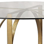 Стол обеденный круглый с основанием из 2-х пересекающихся колец Modern Geometric Silhouette варинант исполнения - 1 | Loft Concept в Челябинске