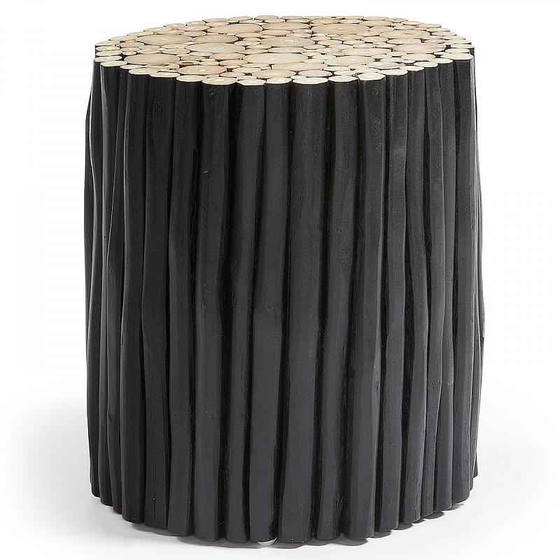 Приставной стол Table Licorice Sticks Черный Бежевый Приставной стол Table Licorice Sticks Черный Бежевый в Челябинске | Loft Concept