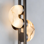 Бра  с фигурным мраморным рассеивателем Spiral of Warm Light варинант исполнения - 3 | Loft Concept в Челябинске