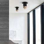 Потолочный светильник светодиодный с плафоном из натурального камня Purgatory варинант исполнения - 2 | Loft Concept в Челябинске