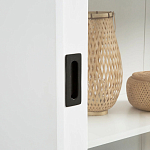 Витрина с раздвижными дверцами Wells Glass Showcase White варинант исполнения - 6 | Loft Concept в Челябинске