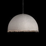 Подвесной светильник в форме купола белого цвета с ажурной бахромой Tactile Line варинант исполнения - 11 | Loft Concept в Челябинске