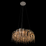 Люстра круглая подвесная с металлическими дугами и длинными цепочками 80 см Atlantis Chain варинант исполнения - 5 | Loft Concept в Челябинске