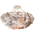 Потолочный светильник с каскадным абажуром из ракушек Sea Ravens варинант исполнения - 2 | Loft Concept в Челябинске