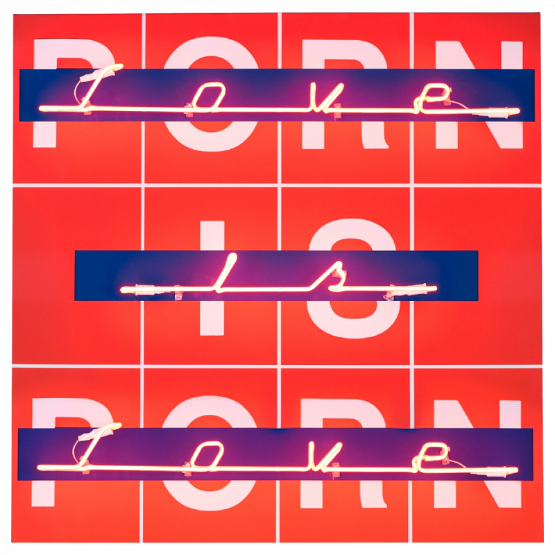 Постер Love is love Красный Постер Love is love Красный в Челябинске | Loft Concept