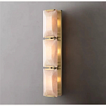 Бра из 3-х прямоугольных мраморных панелей Calling to Shine варинант исполнения - 4 | Loft Concept в Челябинске