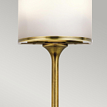 Бра вертикальное с белым полукруглым плафоном и длинным стержнем S Kichler варинант исполнения - 4 | Loft Concept в Челябинске