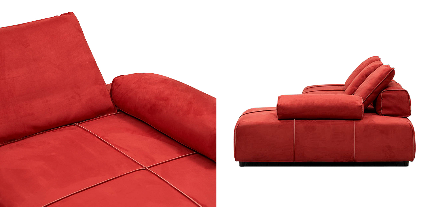 Угловой диван Quinn Red Sofa Угловой диван Quinn Red Sofa - Loft-Concept в Челябинске