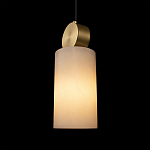 Подвесной светильник с цилиндрическим мраморным плафоном Marble square варинант исполнения - 6 | Loft Concept в Челябинске