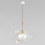 Подвесной светильник со стеклянными плафоном в виде шара и золотыми деталями & Coombes варинант исполнения - 1 | Loft Concept в Челябинске