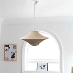 Подвесной вязаный бежевый светильник «Звезда Востока 01» варинант исполнения - 4 | Loft Concept в Челябинске